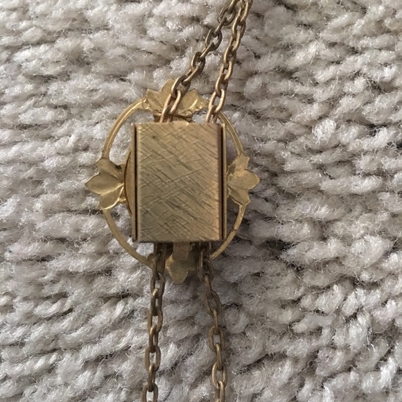 Vintage necklace with brown stone - Picture 7 of 9